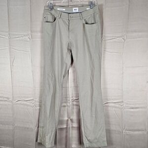 Brax Mens Beige Hi Flex Jersey Chuck Pants 32x31 32